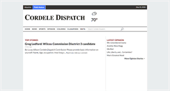 Desktop Screenshot of cordeledispatch.com